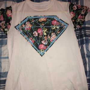 Diamond flower shirt